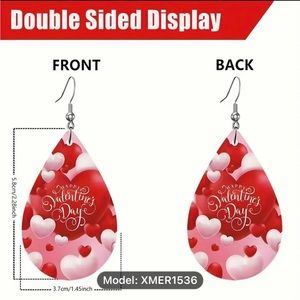 Valentine earrings